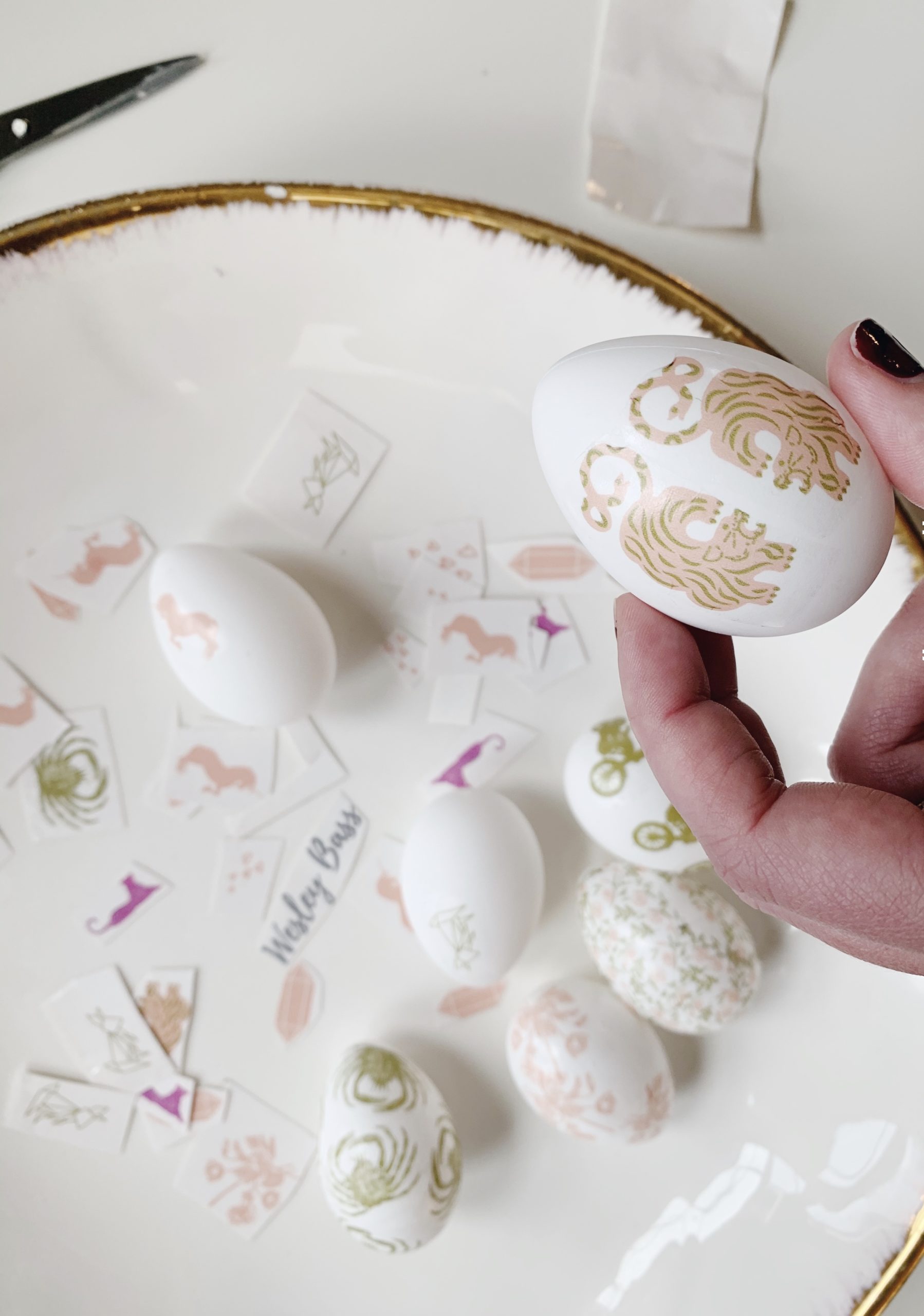 Temporary Tattoo Easter Eggs